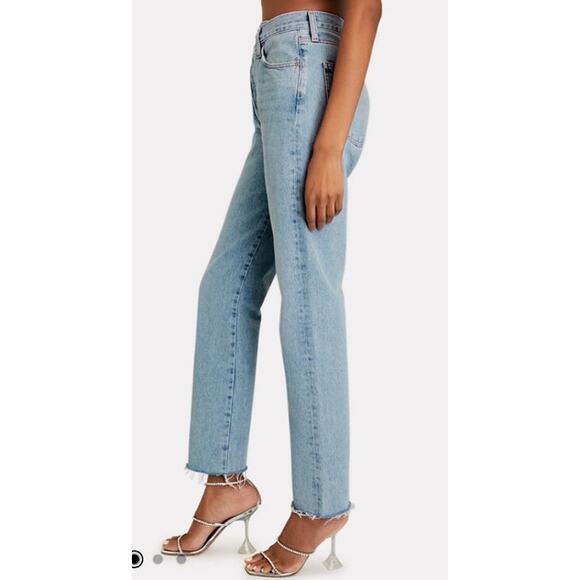 AGOLDE Criss Cross Upsized Suburbia Jeans in Light Wash size 29 - Picture 2 of 6